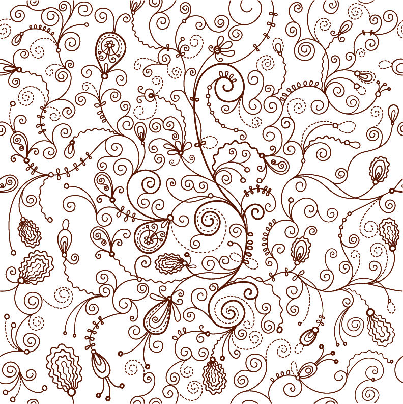 free vector Seamless Floral Vector Background